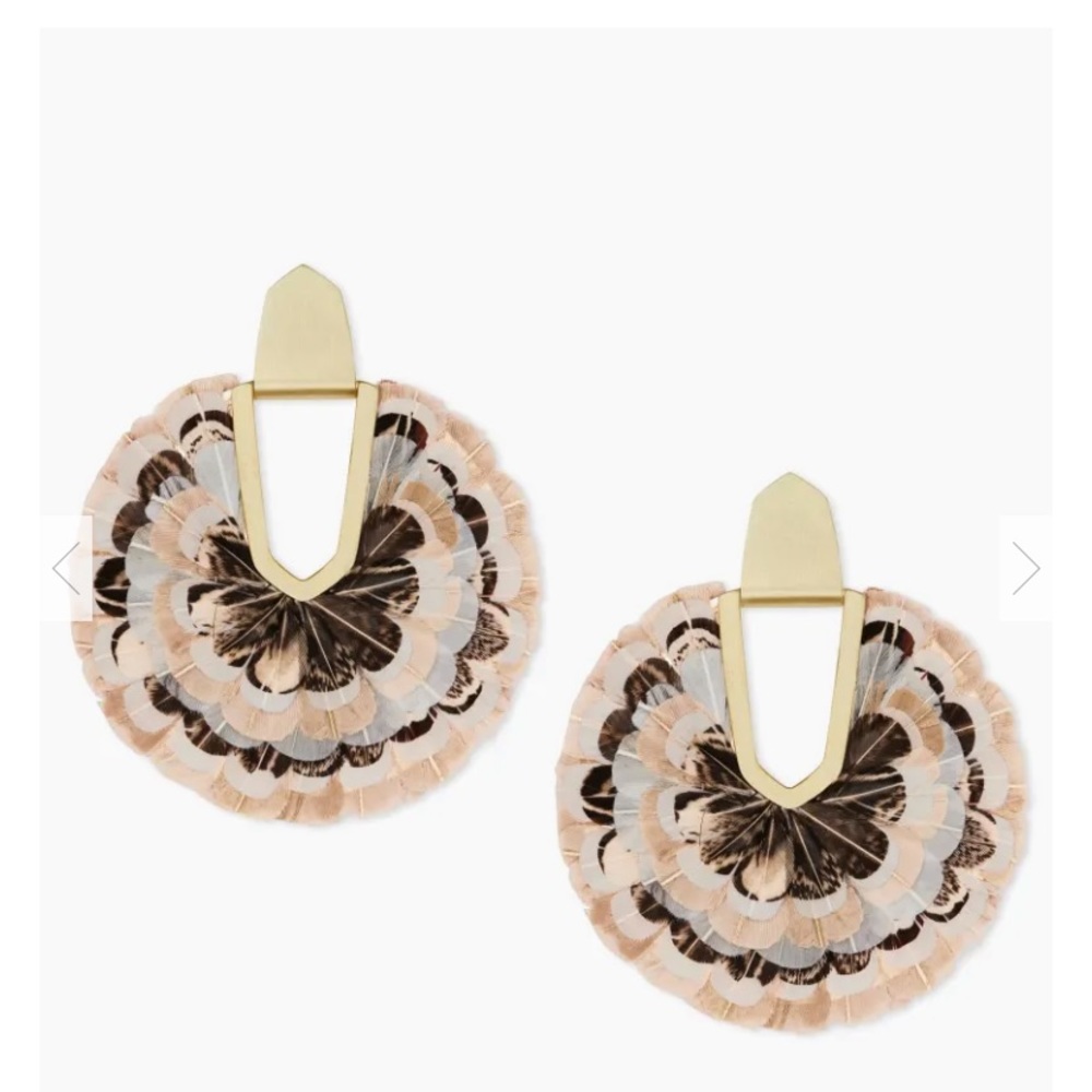 Kendra Scott Diane feather earrings